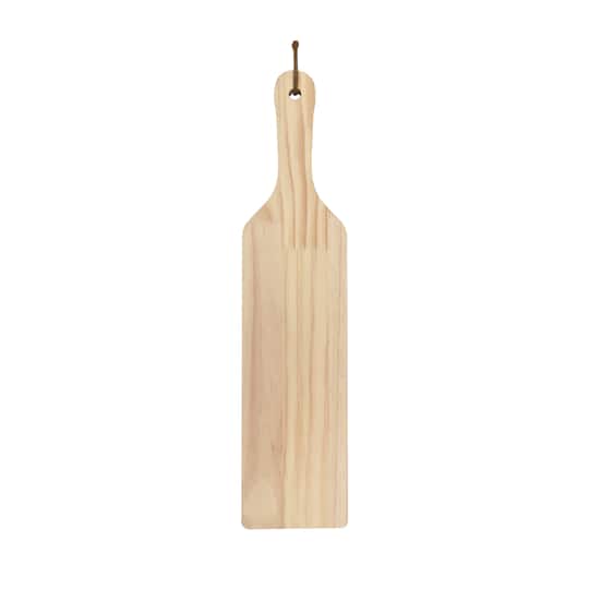 24&#x22; Pinewood Paddle Serving Board D&#xE9;cor by Make Market&#xAE;